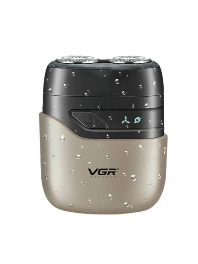 VGR V-345 Elektr Ustara: IPX7 Simsiz, Nam va Quruq Soqol olish uchun