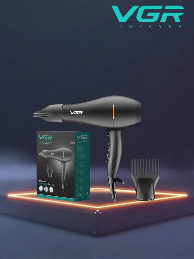 VGR V-433 Professional Fen: 2200W, Keramika Qoplama