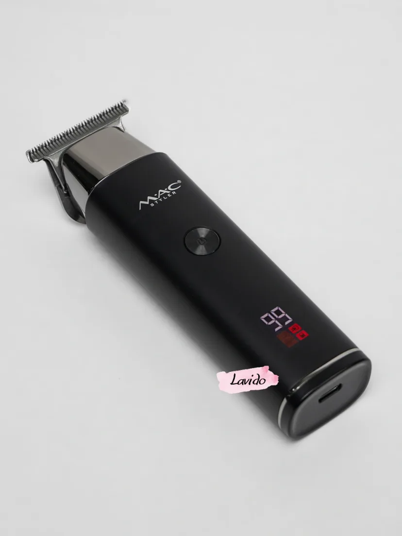 M·A·C STYLER MC-092 Simsiz Soch Mashinasi, LED displeyli Soqol Trimmeri