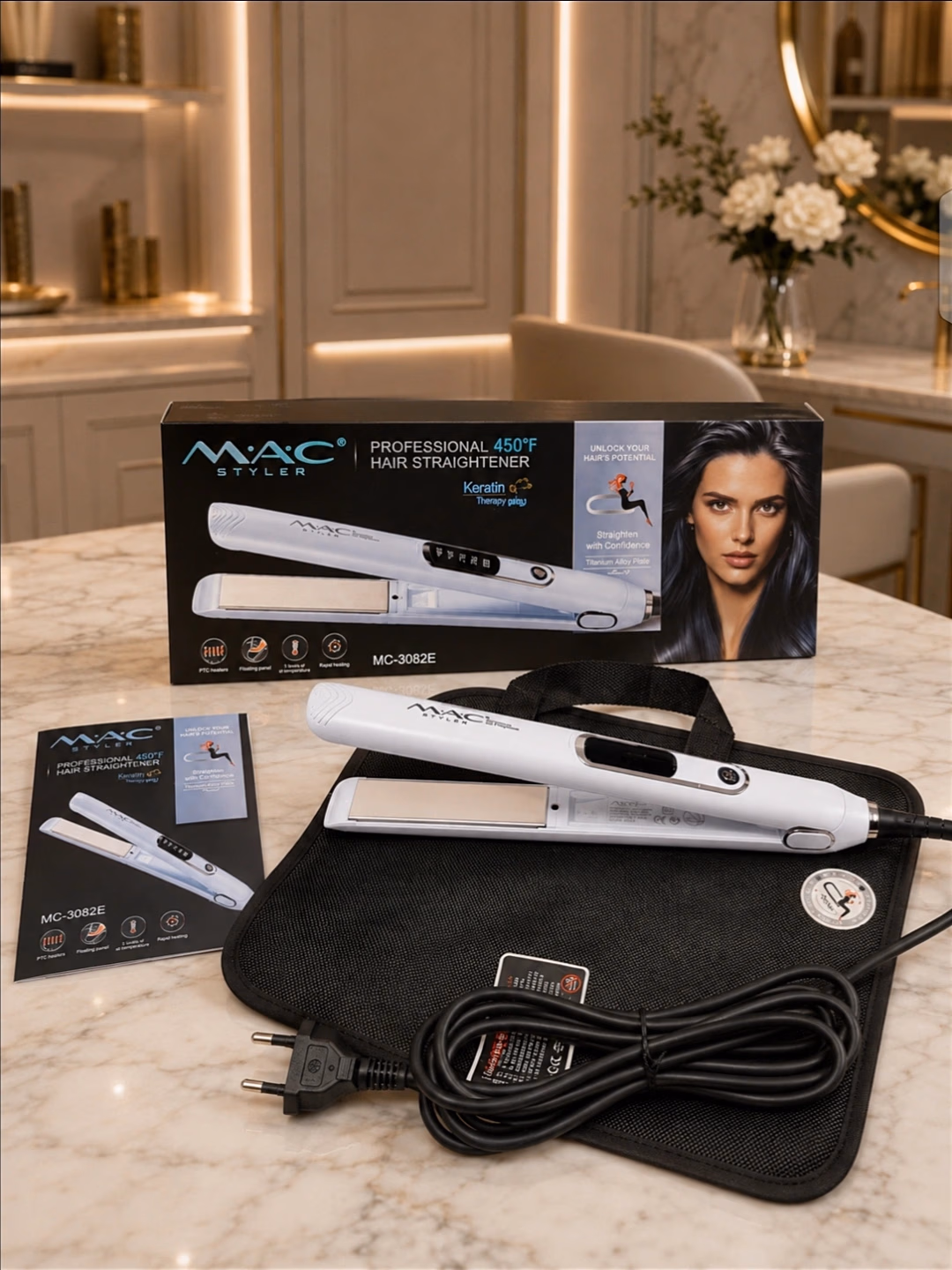 M·A·C STYLER MC-3082E Keratin Terapia Professional Soch Tekkislovchi Dazmol - 2