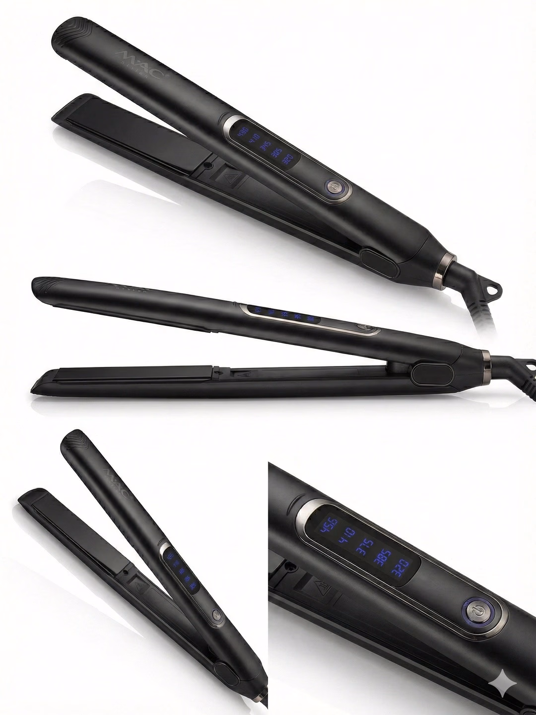 M·A·C STYLER MC-3082 Keramik soch tekislovchi, LED displey, 450°F - 6