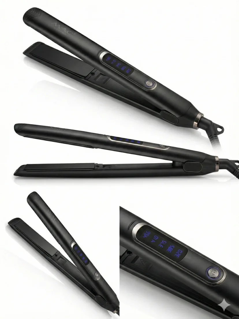 M·A·C STYLER MC-3082 Keramik soch tekislovchi, LED displey, 450°F