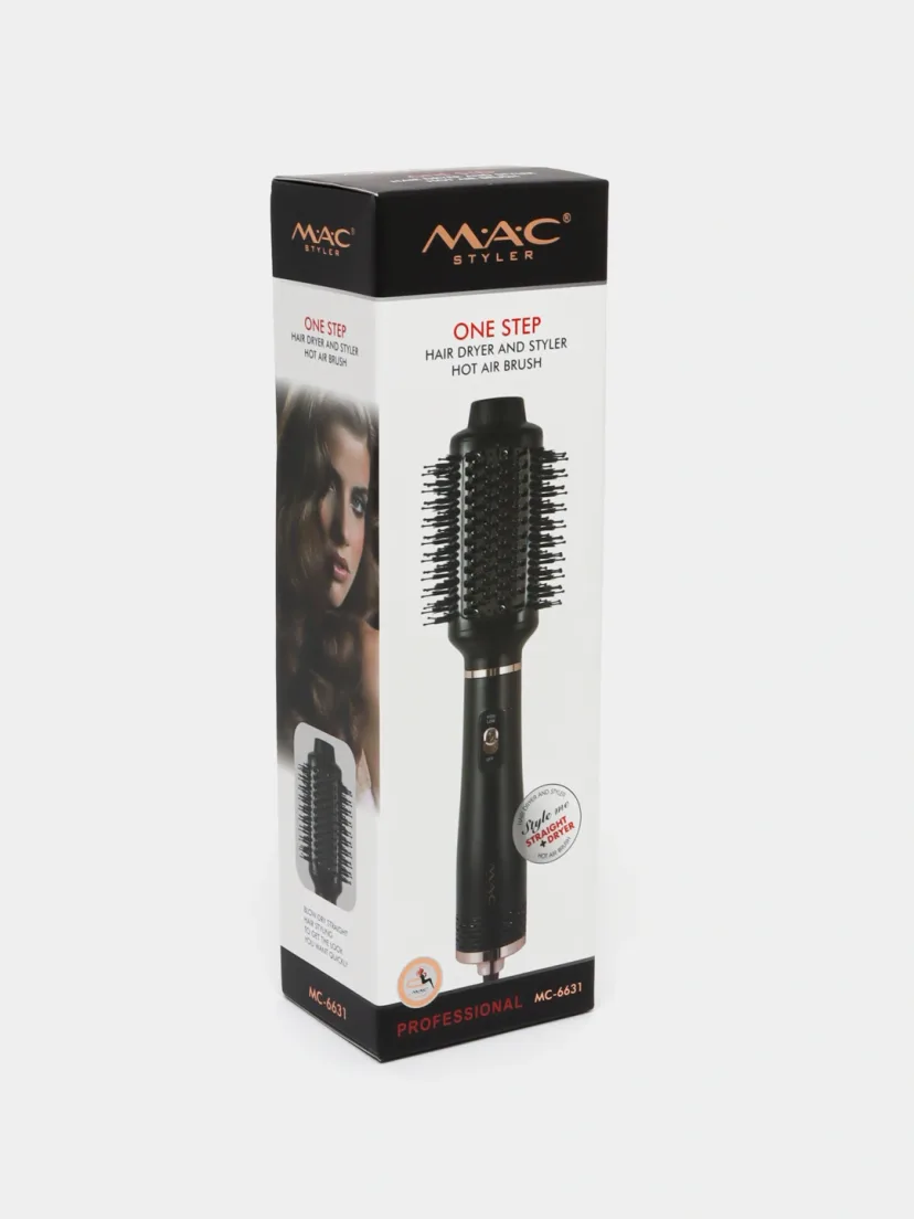 M·A·C STYLER MC-6631 Soch quritgich cho'tkasi, keramik qoplama, 1000Vt