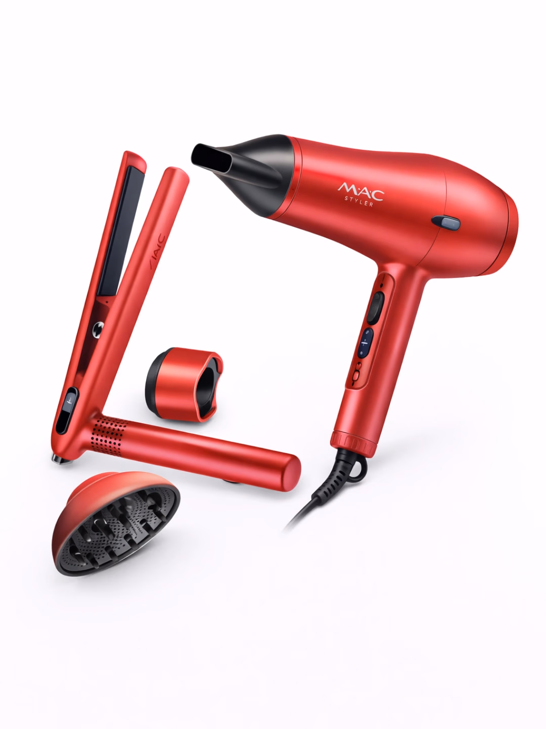 M·A·C STYLER MC-700 Pro+ Fenva Soch To'g'rilagich 2000 Vt Keramika - 2