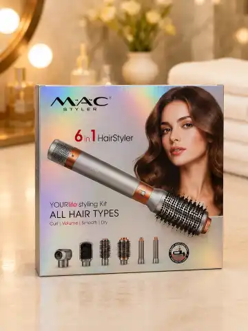 M·A·C STYLER MC-6169 6 in 1 soch turmaklash qurilmasi, 800W, ionli texnologiya
