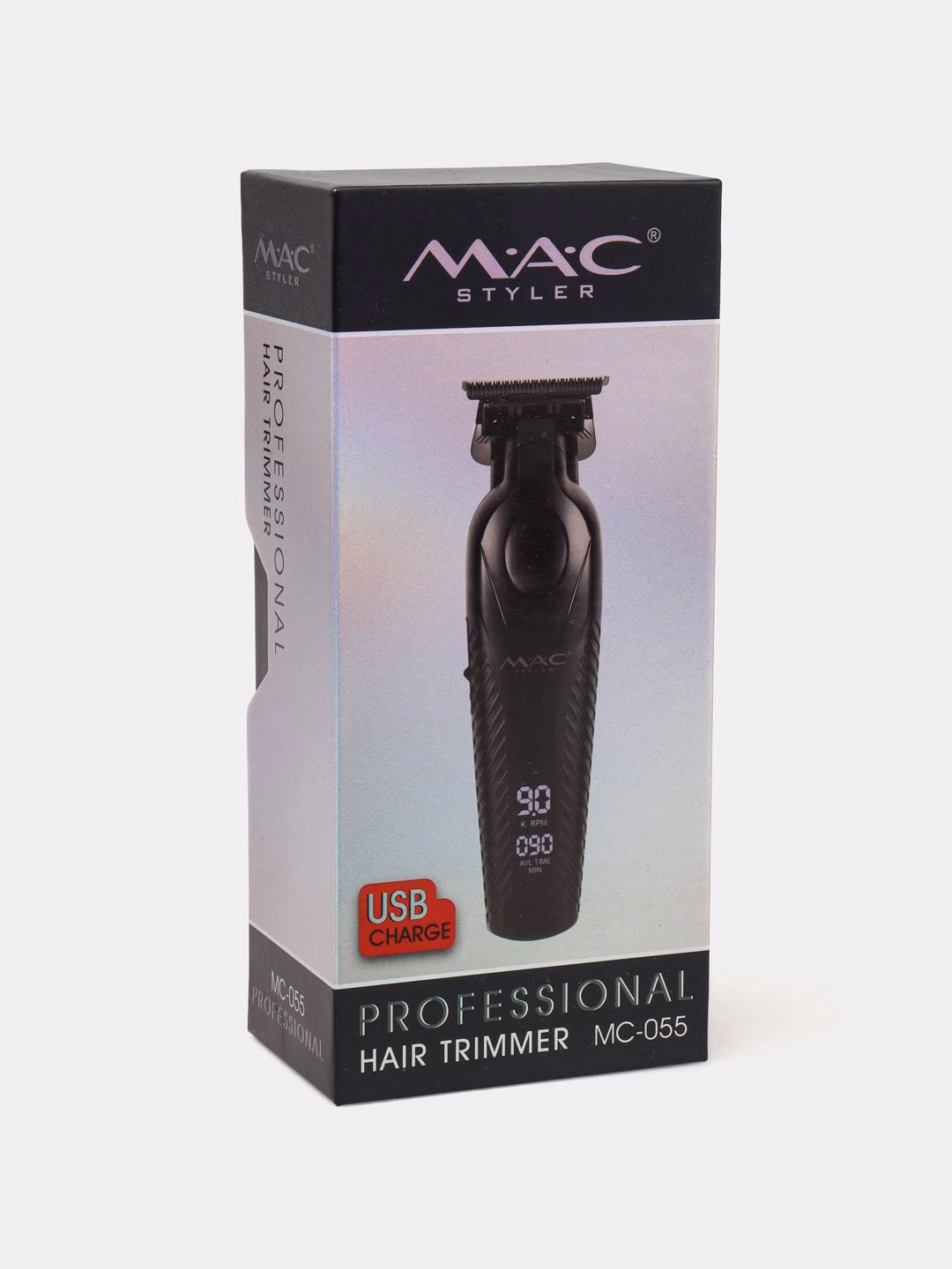 M·A·C STYLER MC-055 Professional trimmer, USB zaryadka, soch-osoqol - 2