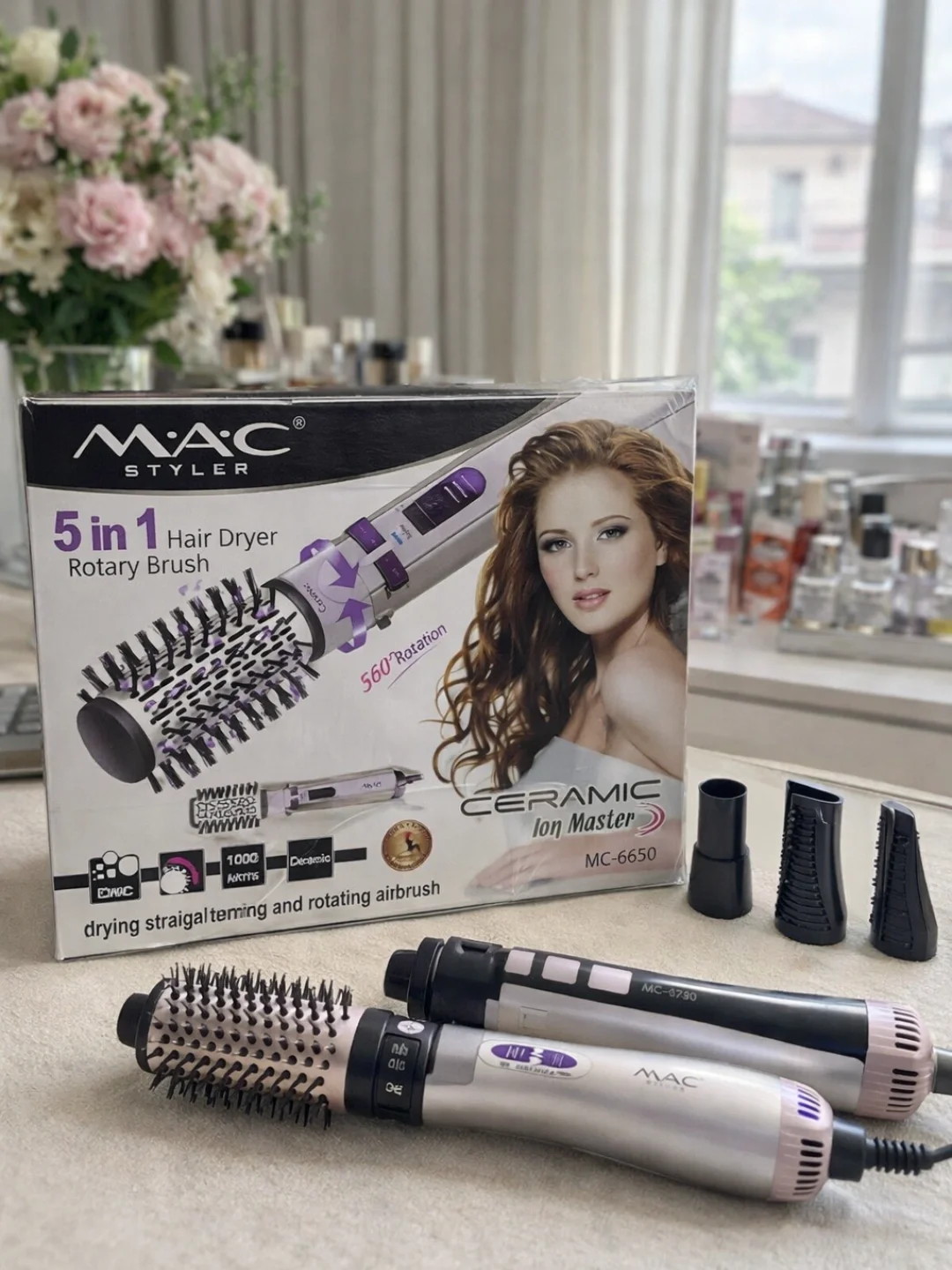M·A·C STYLER MC-6650 Fen-cho'tka, 5-in-1, Keramika - Asosiy rasm