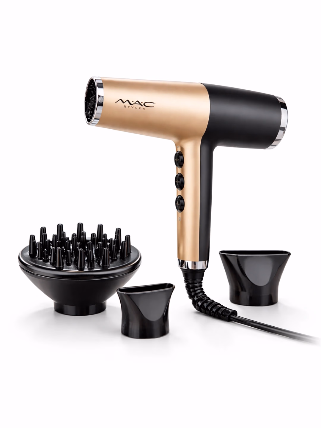 M·A·C STYLER MC-6810 hamyon filtri, 1800W, ionizatsiyali, nasadkalar bilan - 3