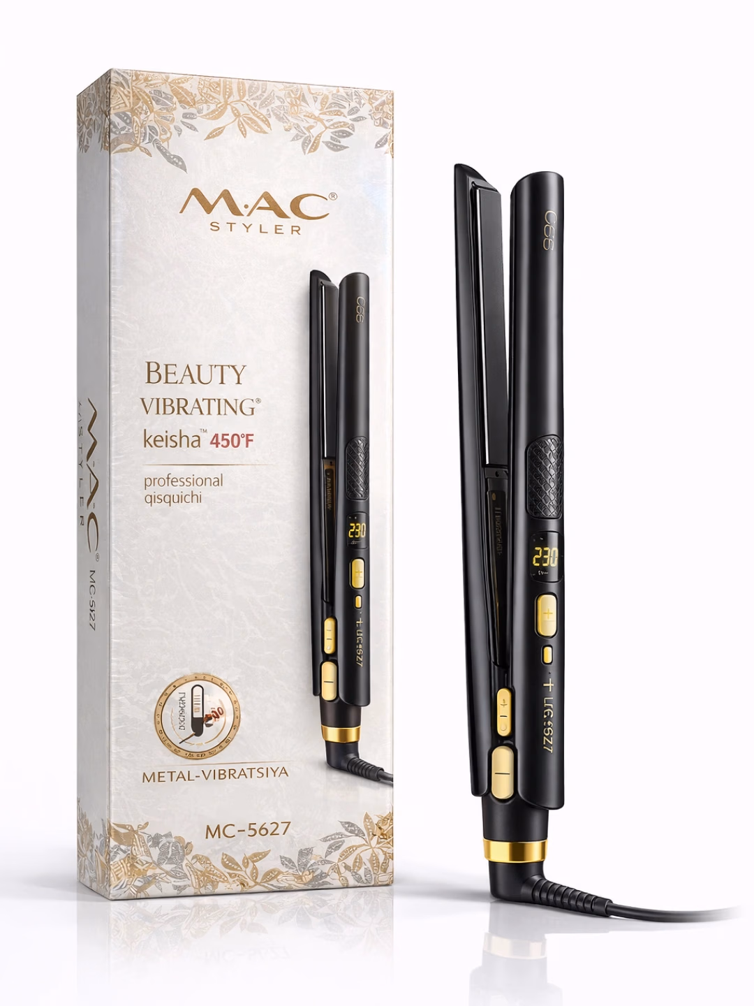 M·A·C STYLER MC-5627 Soch To'g'rilagich, Keramika, 230°C, LCD