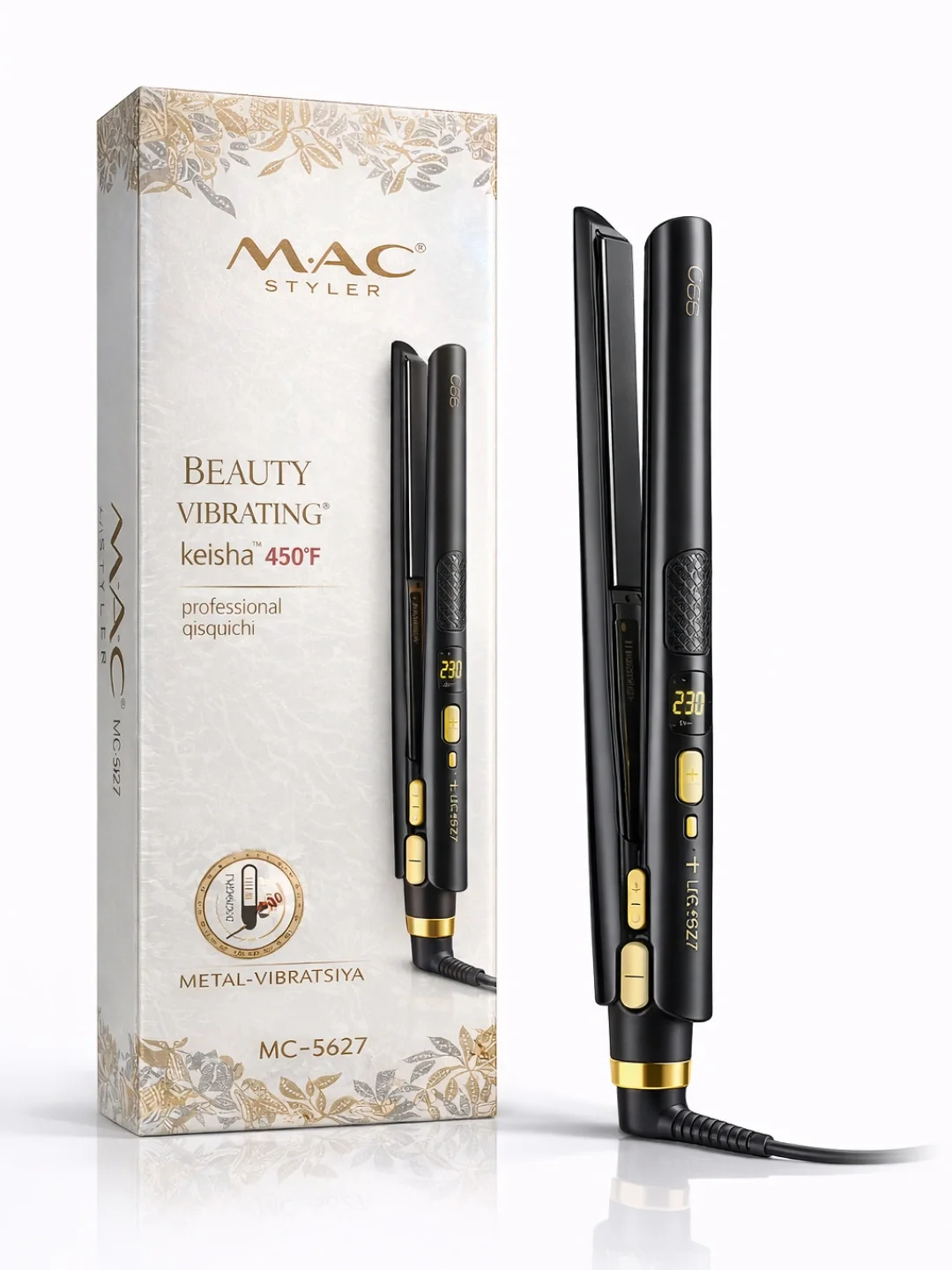 M·A·C STYLER MC-5627 Soch To'g'rilagich, Keramika, 230°C, LCD - Asosiy rasm