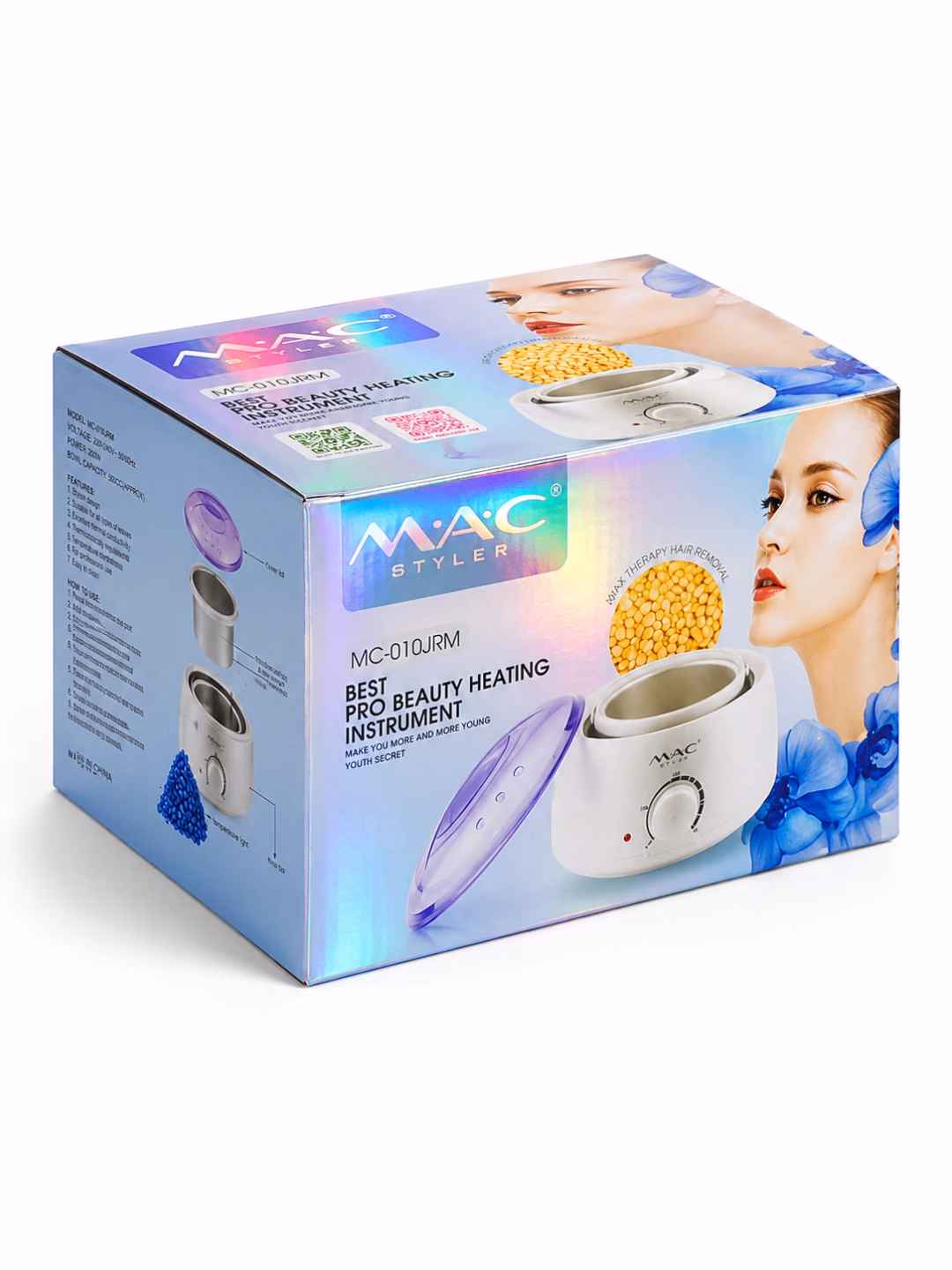 M·A·C STYLER MC-010JRM Voskoplav 500ml, 4-in-1 depilyatsiya to'plami - 6