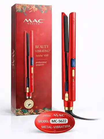 MAC Styler MC-5622 vibratsiyali soch to‘g‘rilagich, 230°C, LCD