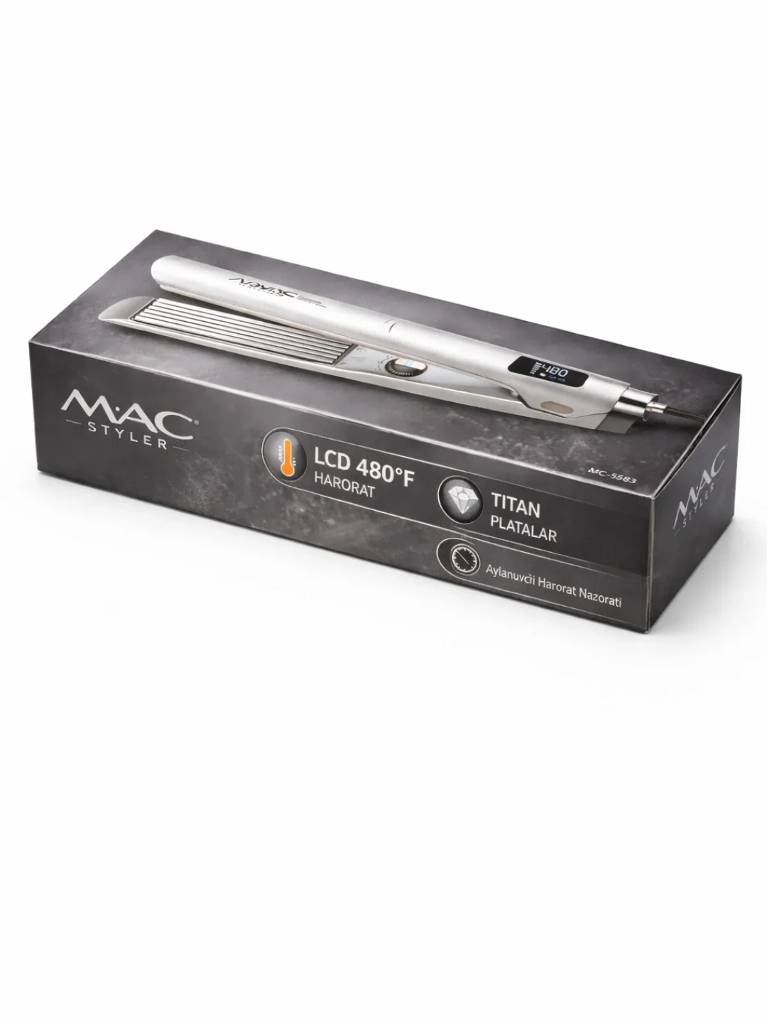 M·A·C STYLER MC-5583 Гофре для волос с титановыми пластинами и LCD-дисплеем - 2