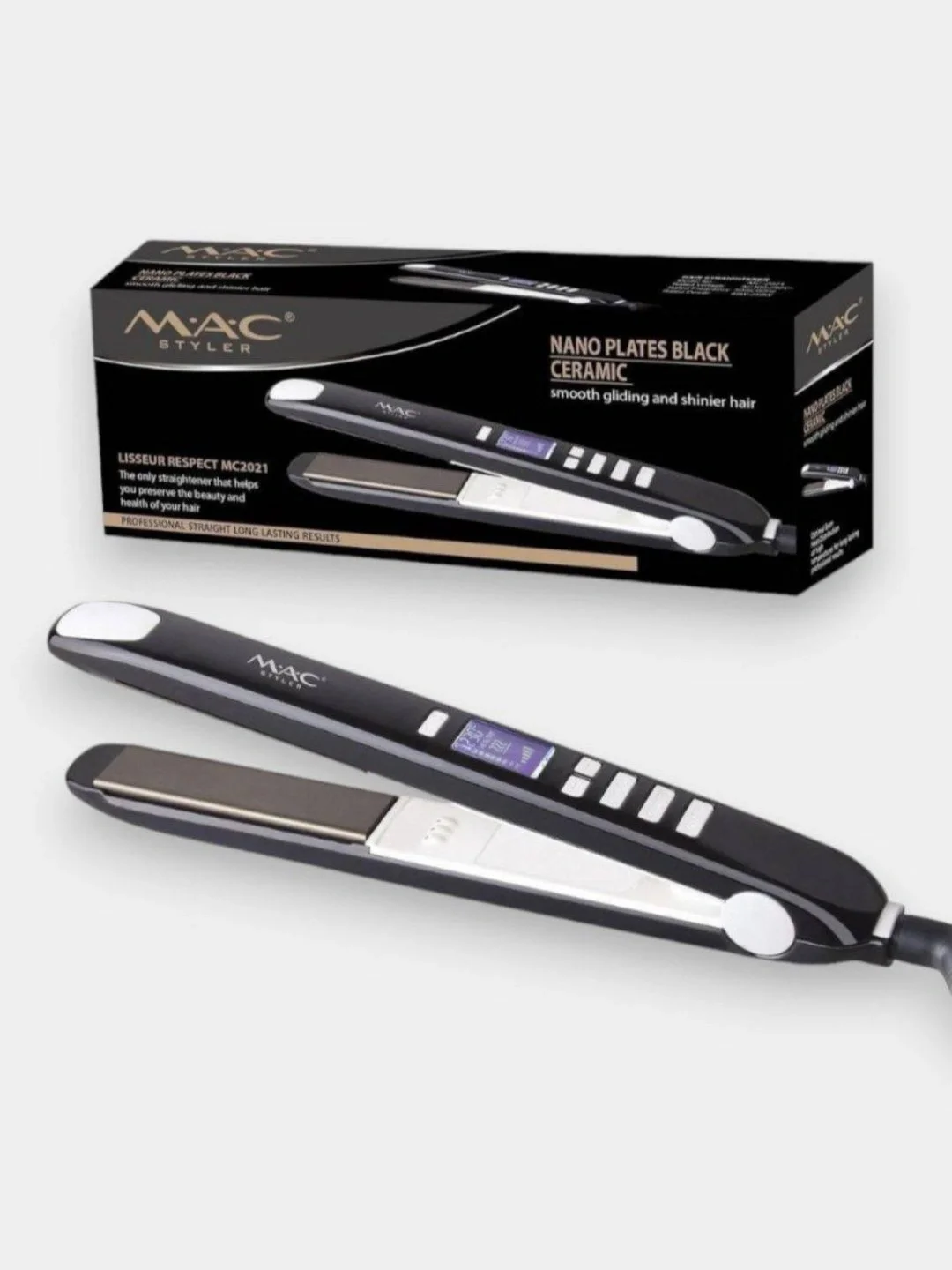 M·A·C STYLER MC-5599B Выпрямитель для волос, кератиновая терапия, LED дисплей - 2