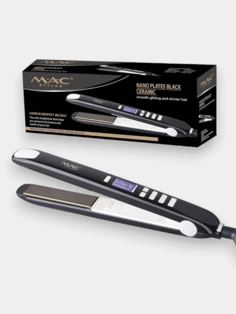 M·A·C STYLER MC-5599B Soch tekislagich, keratin terapiya va LED displeyli