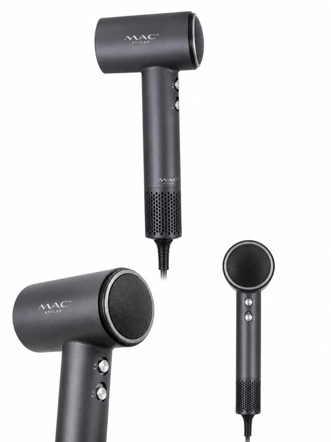 Фен M·A·C STYLER MC-6815, 1600 Вт, ионизация, 2 скорости - 4