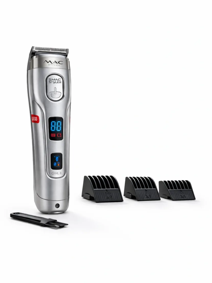 M·A·C STYLER MC-082 Soch va Soqol Trimmer: USB, Zanglamas Pichoq