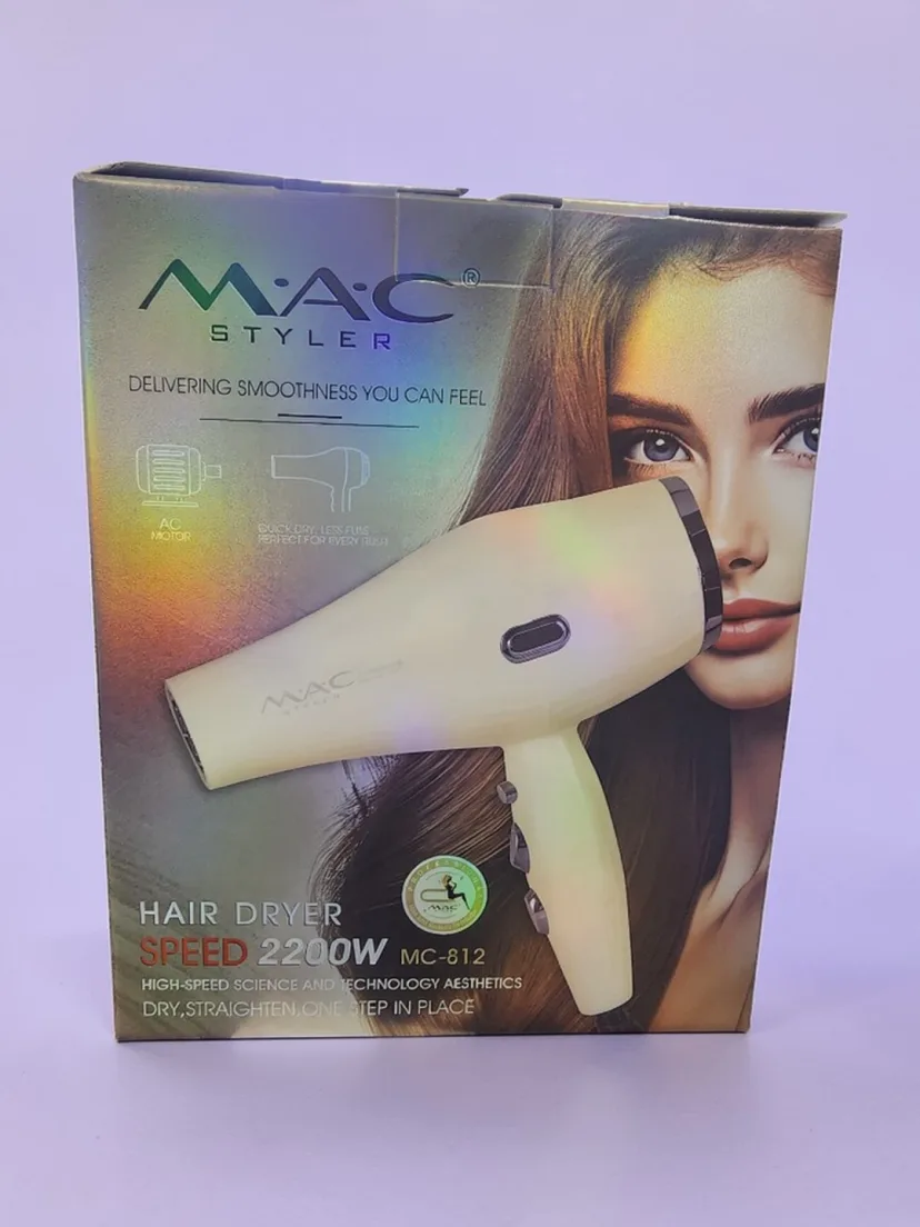 M·A·C STYLER MC-812 Professional Fen, Tez Quritish va Uslablash