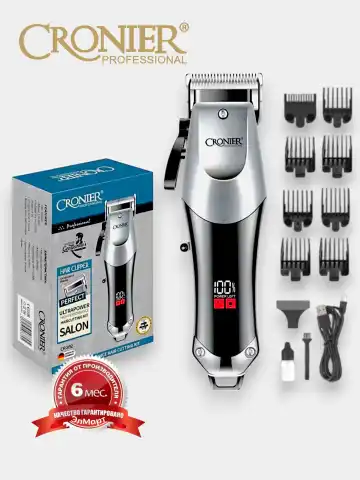 CRONIER CR-892 Professional Soch Mashinkasi: Simsiz, 240 daqiqa ishlash
