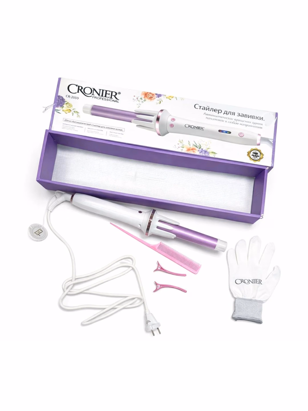 Cronier CR-2059 soch ploykasi: keramik-turmalin, 1000W avtomatik - 6
