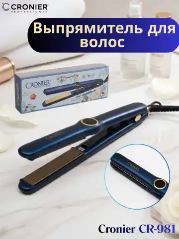 CRONIER CR-981 Professional Soch To'g'rilagich, Keramika Pichoqli