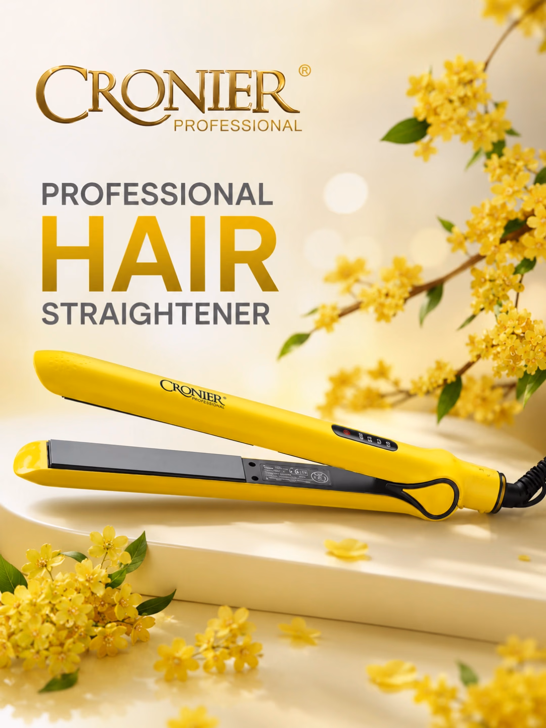 CRONIER CR-981 Professional Soch To'g'rilagich, Keramika Pichoqli - 4