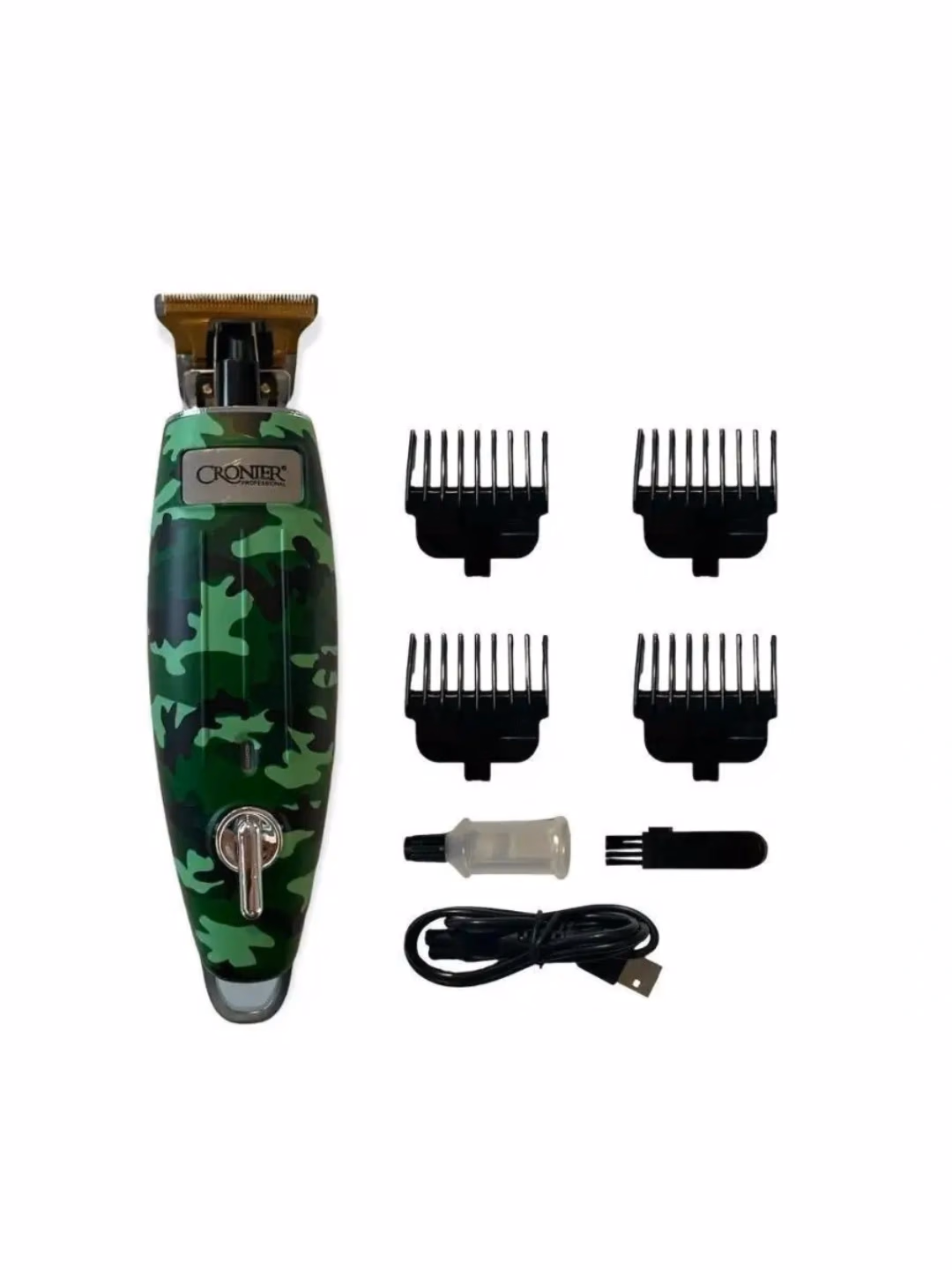 CRONIER CR-833 Trimmer USB Batareya 2.5 Soat Soqol va Soch uchun - 4