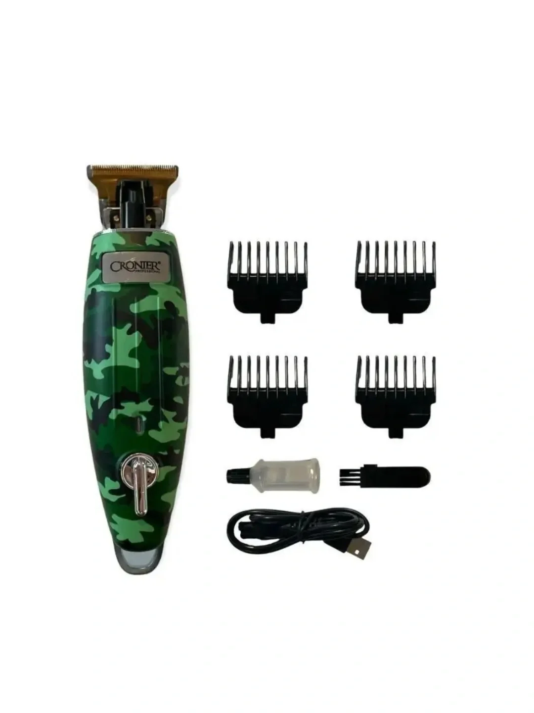 CRONIER CR-833 Trimmer USB Batareya 2.5 Soat Soqol va Soch uchun - 4