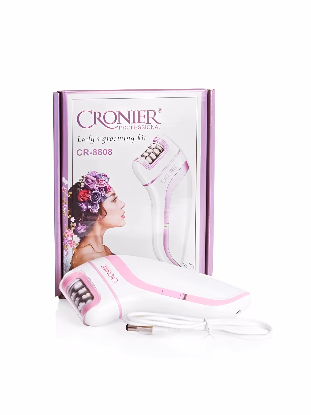 CRONIER CR-8810 professional depilyator: simsiz, zanglamas po'lat - 3