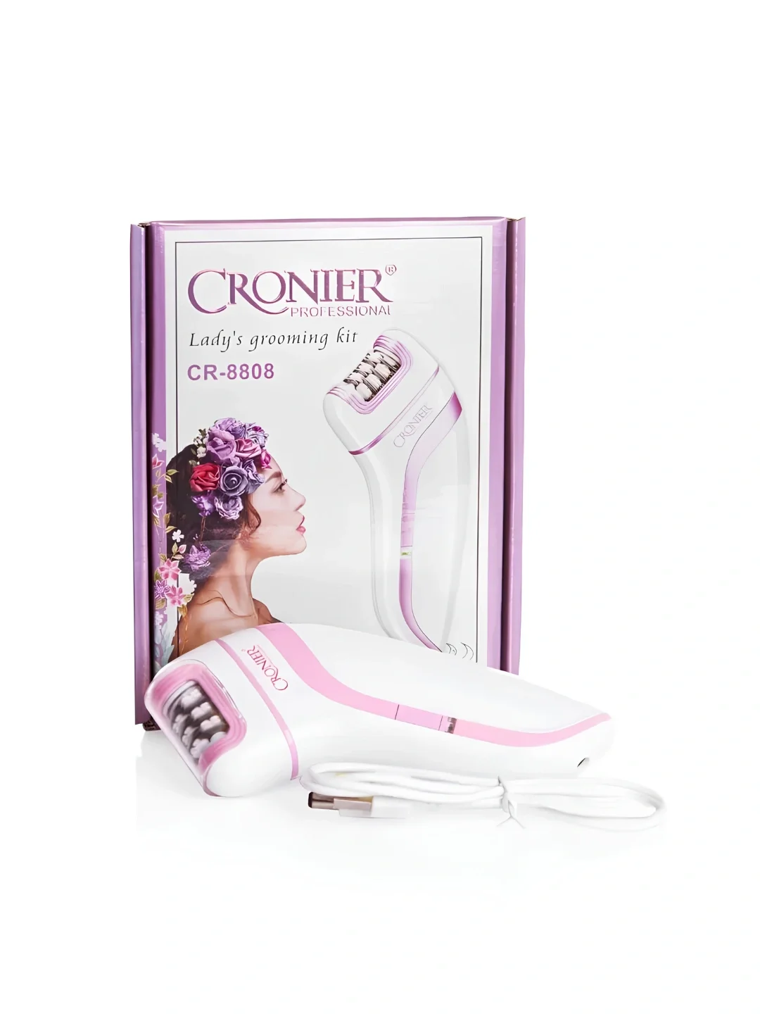 CRONIER CR-8810 professional depilyator: simsiz, zanglamas po'lat - 3