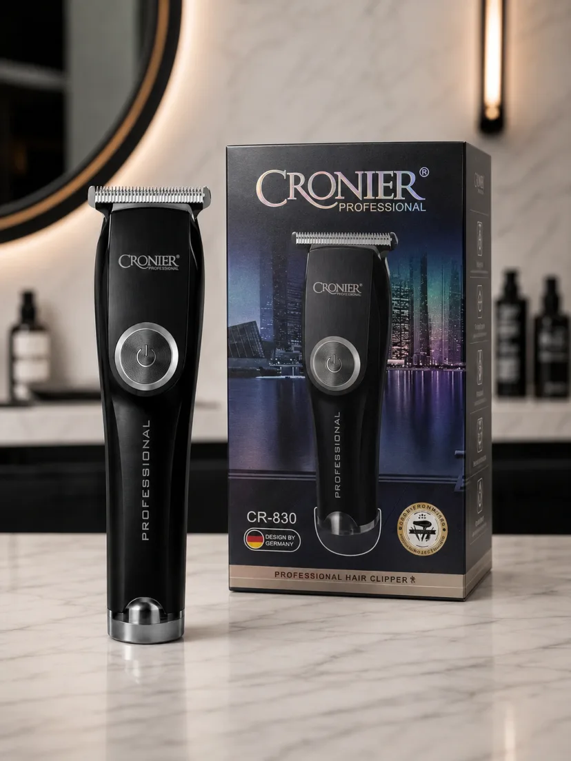 CRONIER CR-830 Professional soch olish mashinkasi, 2000mAh batareya