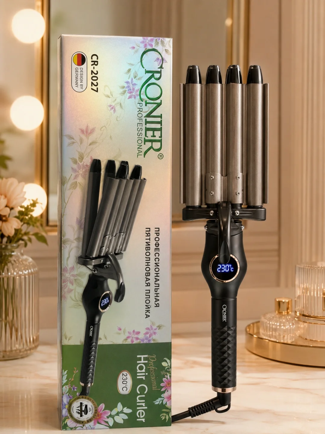 Cronier CR-2027 Professional Besh To‘lqinli Jingalaklagich, 230°C - Asosiy rasm