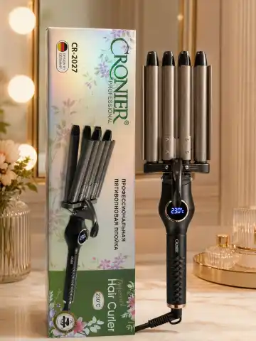 Cronier CR-2027 Professional Besh To‘lqinli Jingalaklagich, 230°C