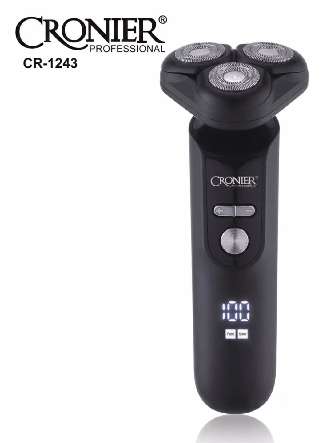 Cronier Professional CR-1243 Soqol Mashinasi 4v1 Trimmer, USB Zaryad, LED - 3