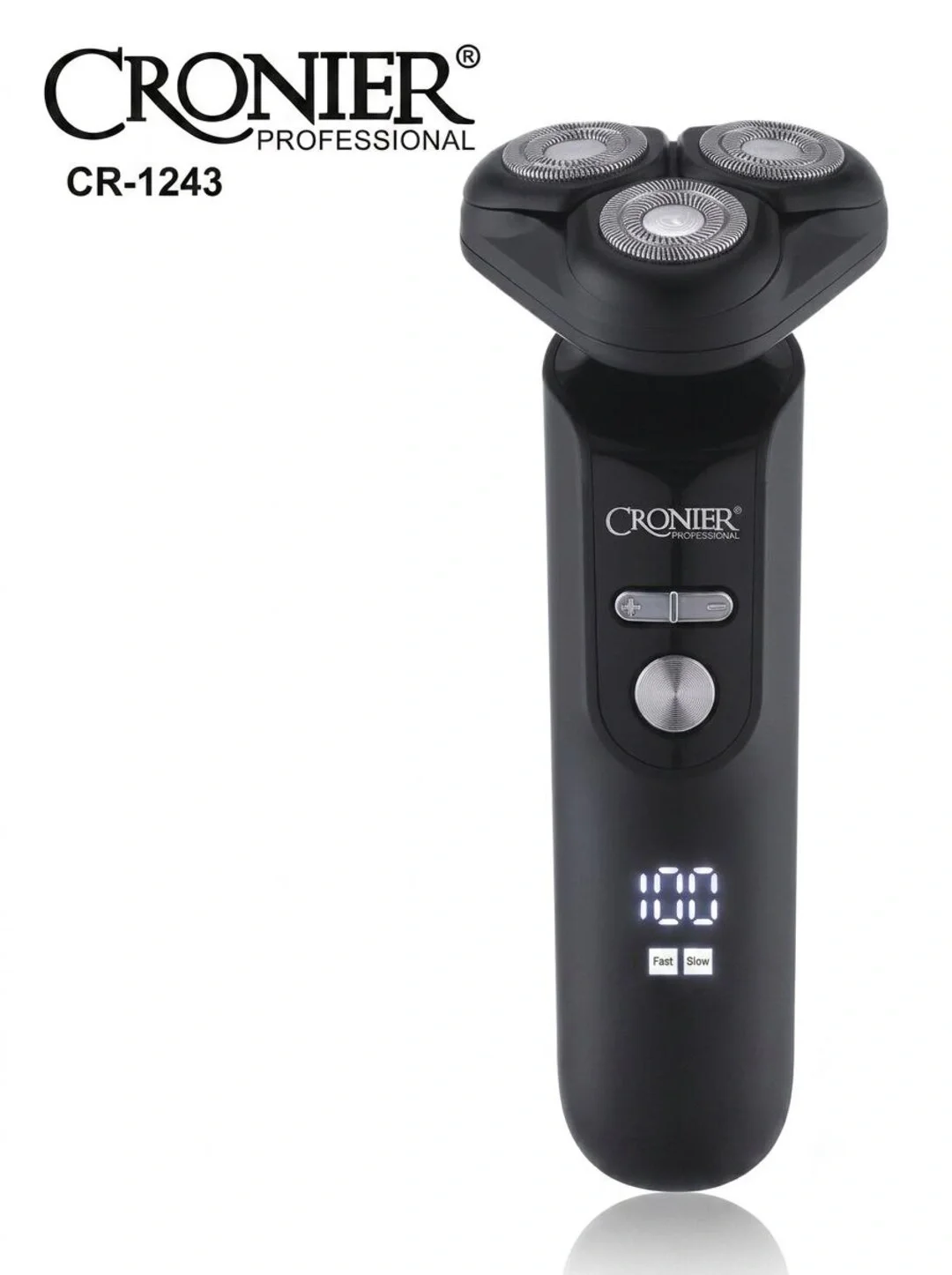 Cronier Professional CR-1243 Soqol Mashinasi 4v1 Trimmer, USB Zaryad, LED - 3