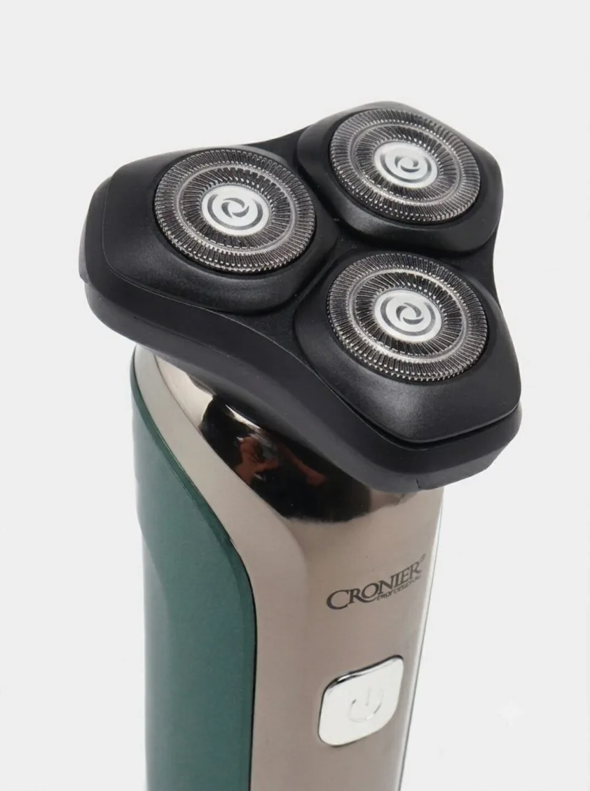 Cronier Professional CR-102 erkek ustarasi, 3 ravishli pichoq va USB-batareya (150 daq)