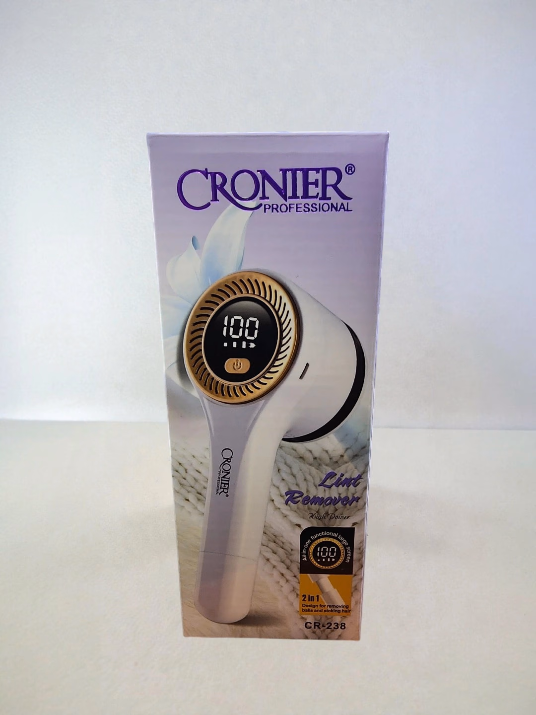 CRONIER CR-238 Kiyim Katyshi Olib Tashlash Mashinasi, Zangsiz Po'lat Pichoq - 2