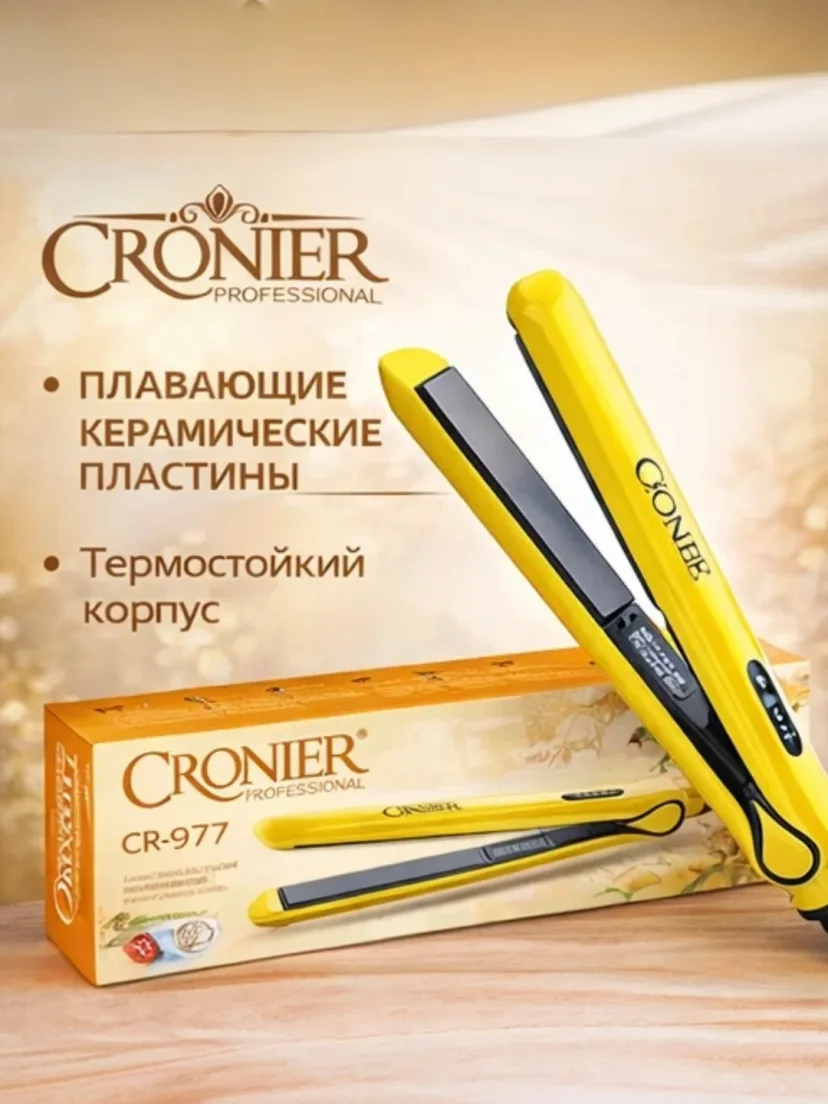 CRONIER CR-977 Professional soch to'g'rilagich keramikali qoplama, 120-230°C