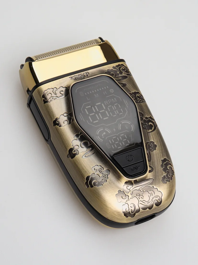 Cronier CR-9680 Soqol Mashinasi: Mehrovli korpus, 800mAh batareya, USB zaryadlash