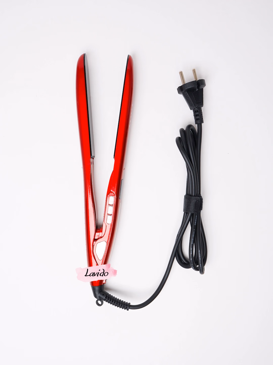 J·R·M STYLER JR-304: LCD displeyli, 450°F qoplamali soch tekislash dazmoli - 4