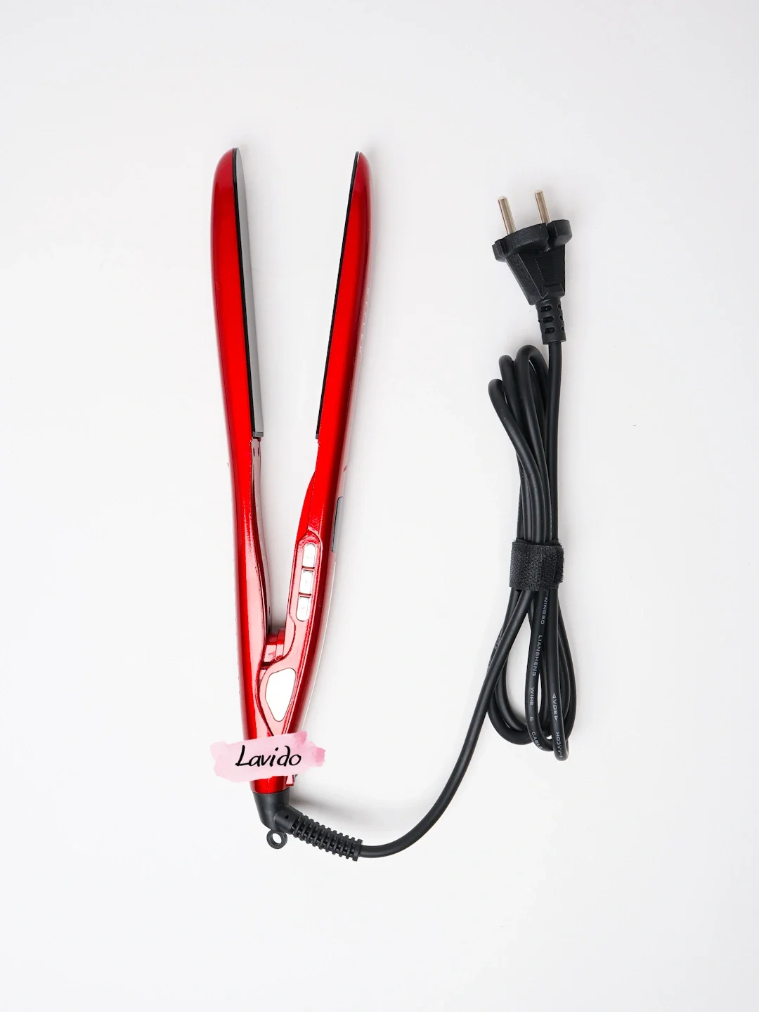 J·R·M STYLER JR-304: LCD displeyli, 450°F qoplamali soch tekislash dazmoli - 4