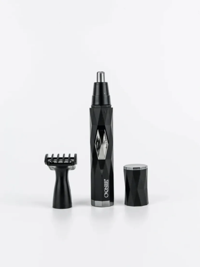 Cronier CR-308: USB, 3-in-1 soqol, burun va qosh trimmeri