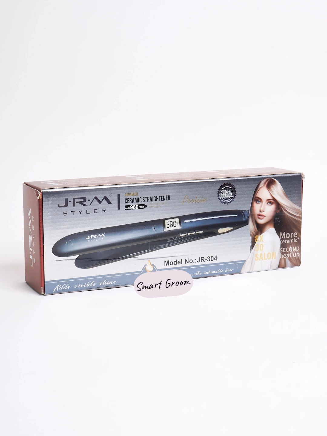 J·R·M STYLER JR-304 soch tekislovchi, keramikali, LCD displey, 220V