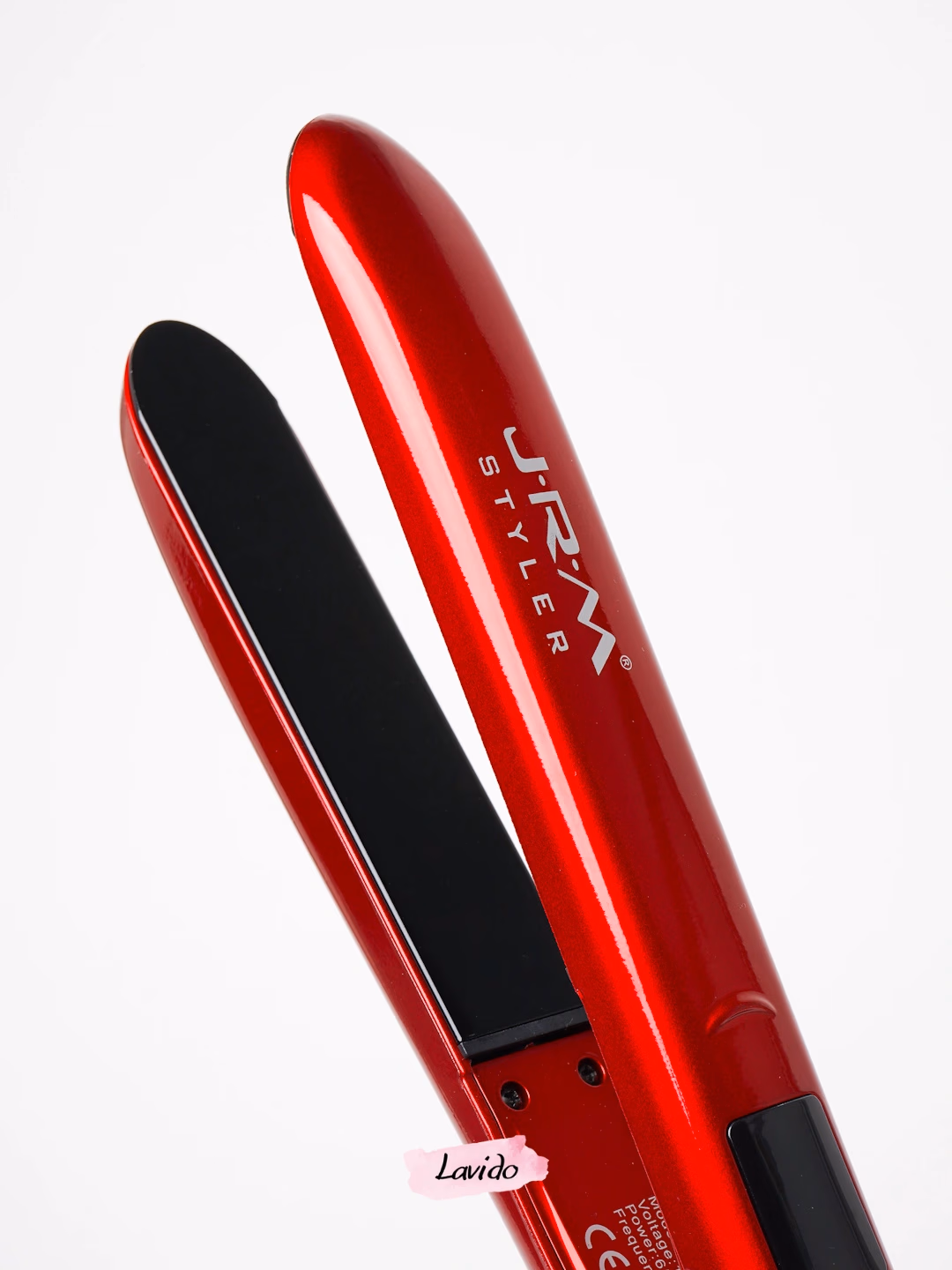 J·R·M STYLER JR-304: LCD displeyli, 450°F qoplamali soch tekislash dazmoli - 6