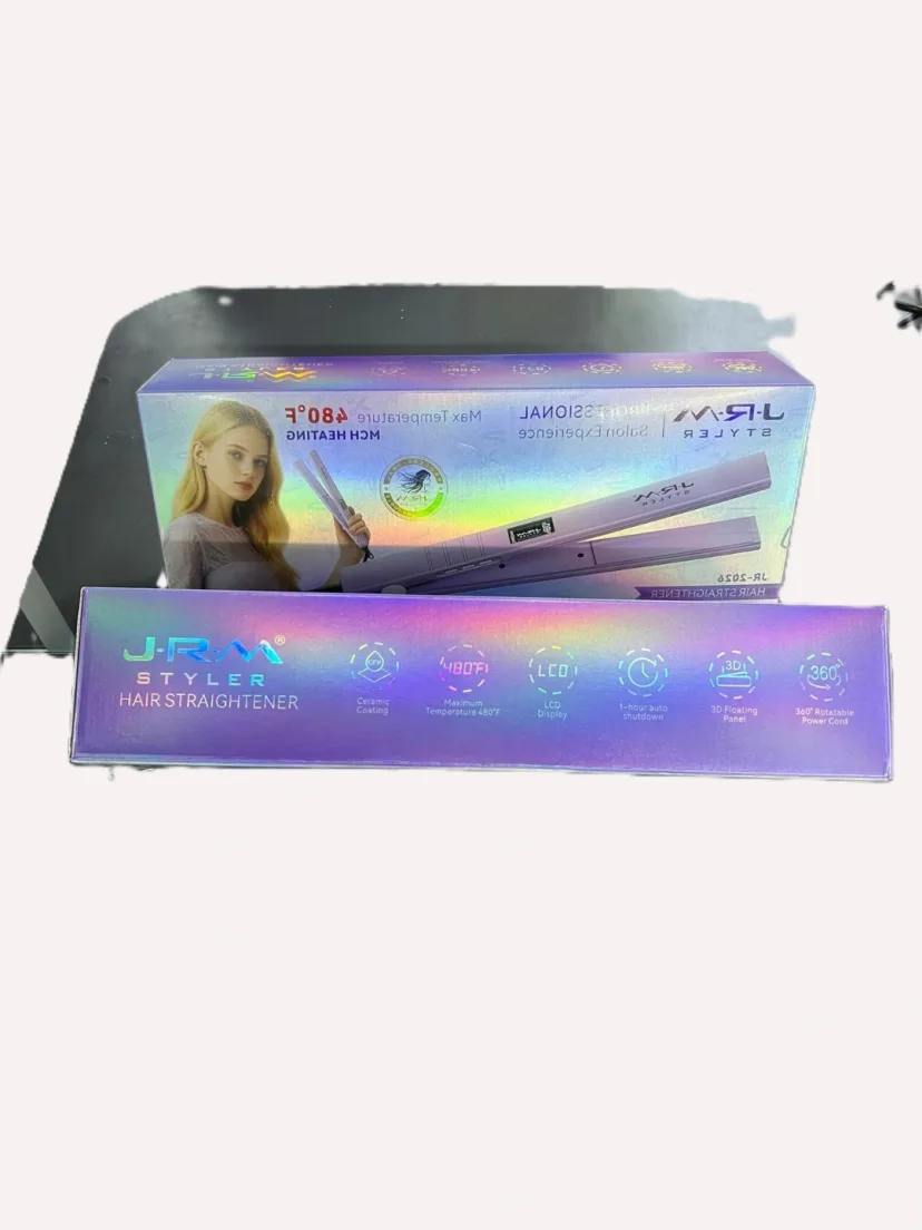 J·R·M STYLER JR-2026 Professional soch tekislagich: Keramika, 480°F, 900W tez qizish
https://uzum.uz/product/2340542?skuId=8393484&utm_source=sharing&utm_medium=product_page_android&utm_campaign=native