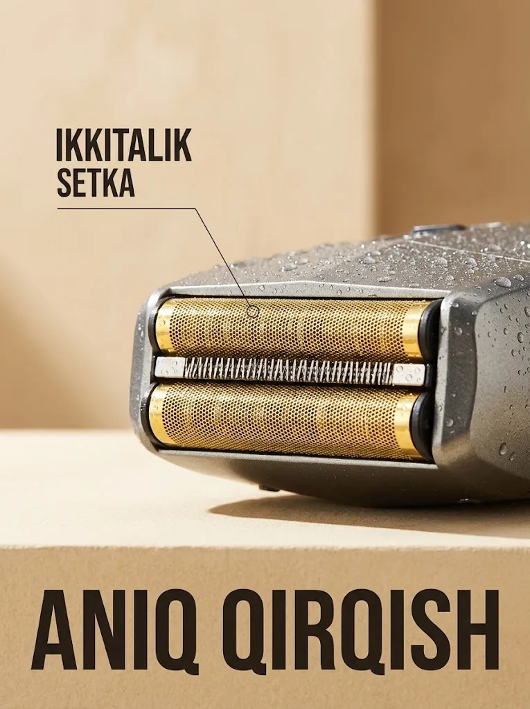 VGR V-086 Soqol trimmeri, 85 daqiqa ishlash vaqti, zanglamaydigan po'lat - 3