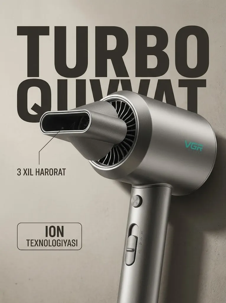 VGR V-440 Professional Soch Quritgich, BLDC 110000 rpm