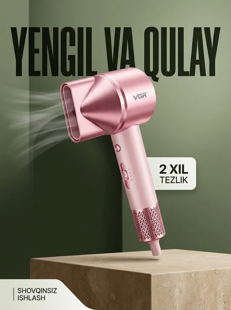 VGR V-443 professional soch feni, BLDC motor