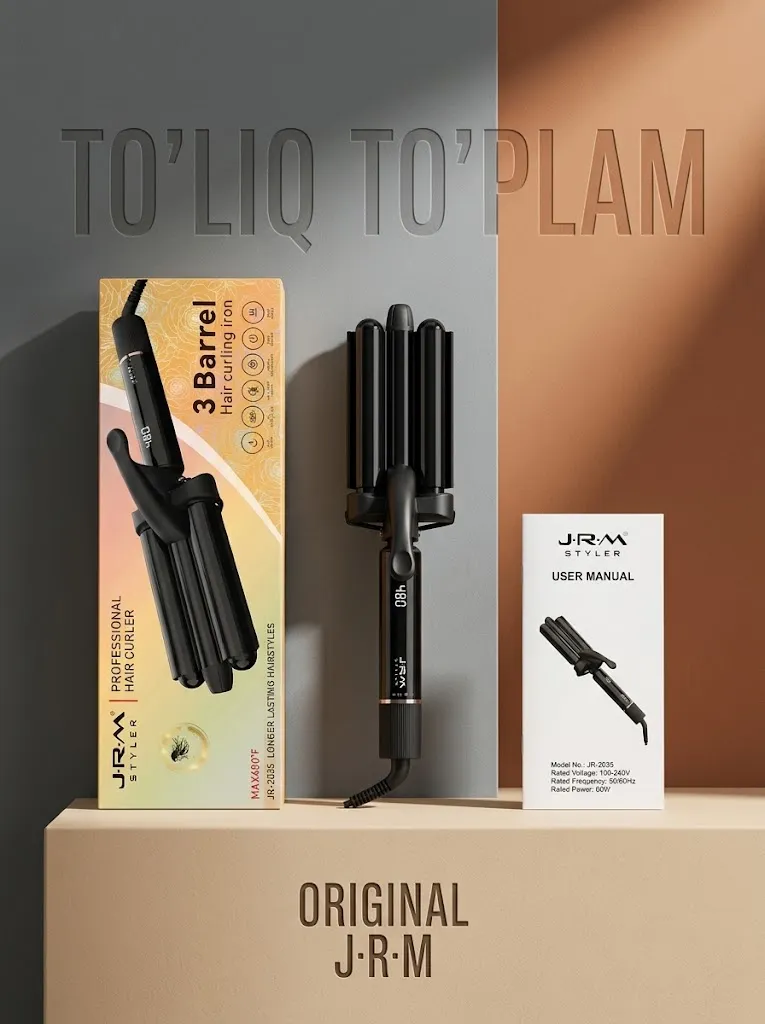 J·R·M STYLER JR-2035 Keramika qoplamali konusli ployka va gofre