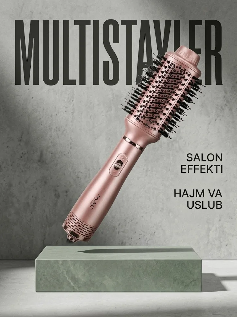 M·A·C STYLER MC 6752 Фен-гребень 5-v-1 с керамикой и футляром - 2